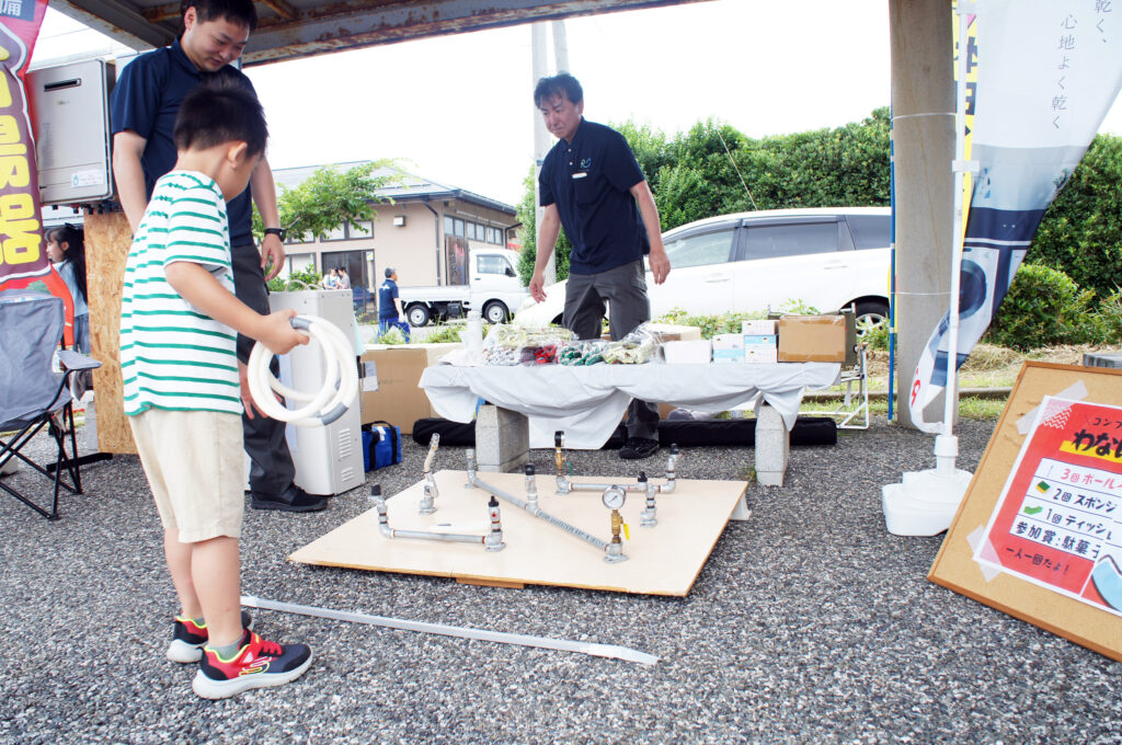 お祭り縁日　輪投げ